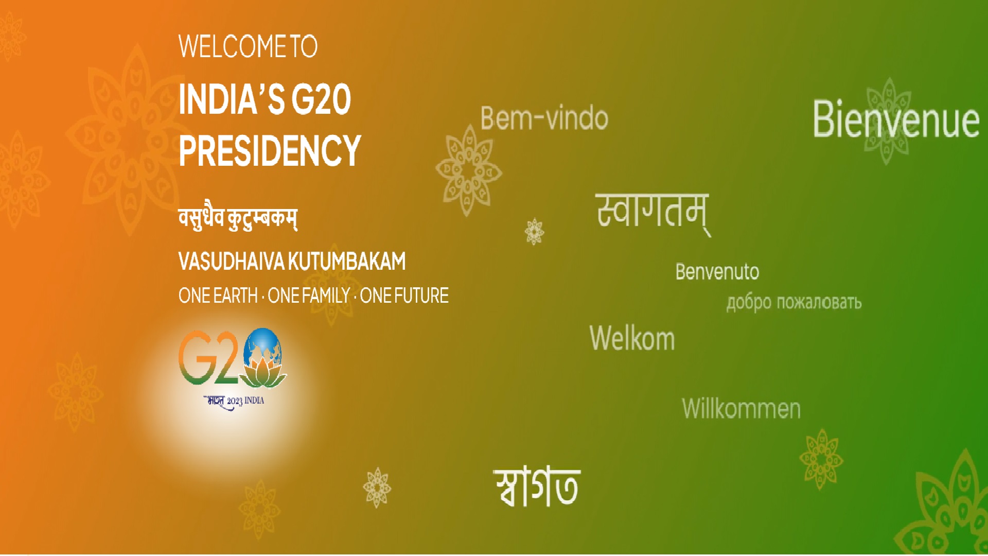 As you are aware India has taken over G20 Presidency